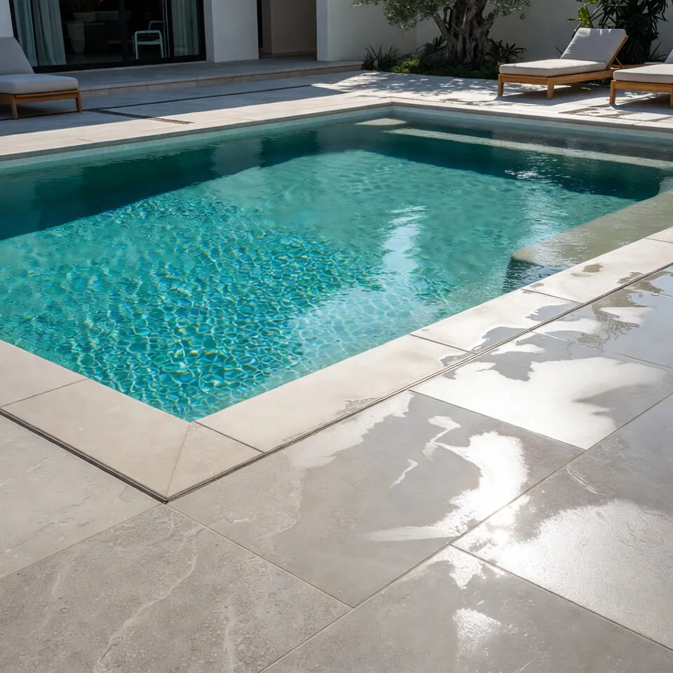 Porcelánico antideslizante para piscinas: guía completa